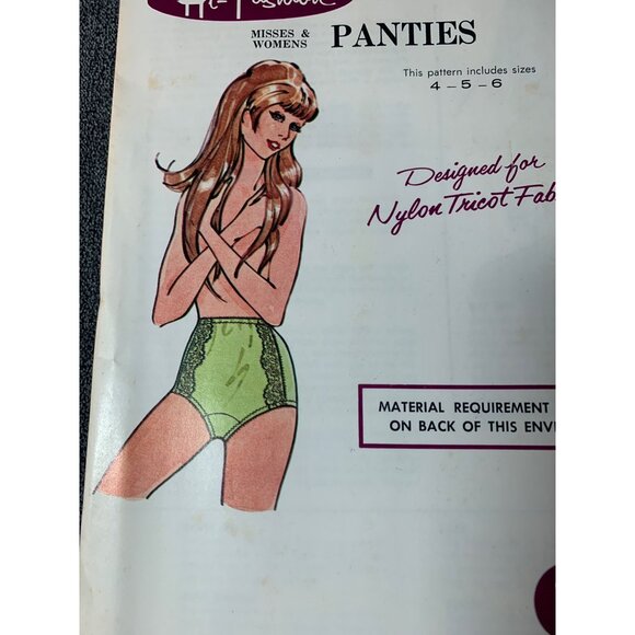 Hi Fashion Sew Misses Panties Sewing Pattern sz 4 5 6 9900 - uncut - Picture 8 of 10